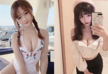 童顏巨乳！長庚正妹「倩倩」連身泳衣爆乳求幫忙，誠意滿滿被網友封為「大奶娃娃」！-德州扑克迷