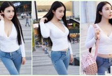 路邊捕獲「白衣大奶妹」白皙乳量有夠犯規！極緻誘惑的「爆乳畫面」讓人好充血啊…-德州扑克迷