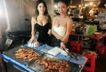 超火辣！巨乳炸香蕉攤正妹老闆娘超「胸」！客人一直掏….-德州扑克迷