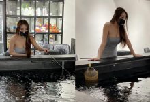 釣蝦驚見對面口罩妹子「爆乳垂釣」　飽滿雙峰快要掉出來了！-德州扑克迷