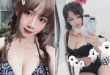 長庚大學設計系「爆乳奶妹」拍照都好敢，自稱絕招是善解人衣！-德州扑克迷