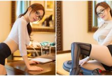 這樣的秘書要去哪裡找？「爆乳正妹」穿上超火辣套裝，讓你整天都不務正業！-德州扑克迷
