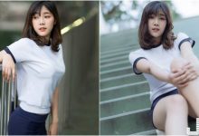 清純「美乳學生妹」！體育短褲完美包覆「渾圓翹臀」！白皙長腿也好優質啊！-德州扑克迷
