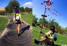 巨乳coser寶可夢訓練師玩《Pokemon Go》自帶三次元超逼真灑花特效-德州扑克迷