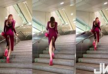 屁股蛋露出!上樓梯驚見前方妹子裙子開超高叉,露出驚人長腿:鼻血都要噴乾了!-德州扑克迷