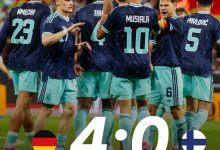 迈博体育 热身赛：德国4-0大胜芬兰，翁达夫2射1传独造3球后伤退-德州扑克迷