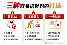 【EV扑克】跟注站、主动跛入、一中就走——现金桌最容易被吃穿的三种打法，你中招了吗？-德州扑克迷
