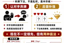 【EV扑克】听牌到底该不该下注？记住这八个字：单挑就打，人多就缩-德州扑克迷