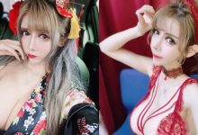 G奶正妹「Luby露比」花魁造型超深V,「豐滿的大車頭燈」讓人看暈!-德州扑克迷