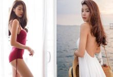 正妹穿飄逸洋裝「美背大膽露出」，側面S曲線好有女人味！-德州扑克迷