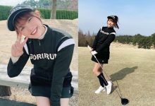 果嶺驚見「甜萌高球妹」裙襬搖搖露蜜大腿 開心對鏡頭比YA甜到讓人快蛀牙-德州扑克迷