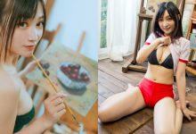 畫室裡的壞壞學生妹「江DD」，俏皮純真暗藏性感誘惑，挺雪白美乳作情慾畫布！-德州扑克迷