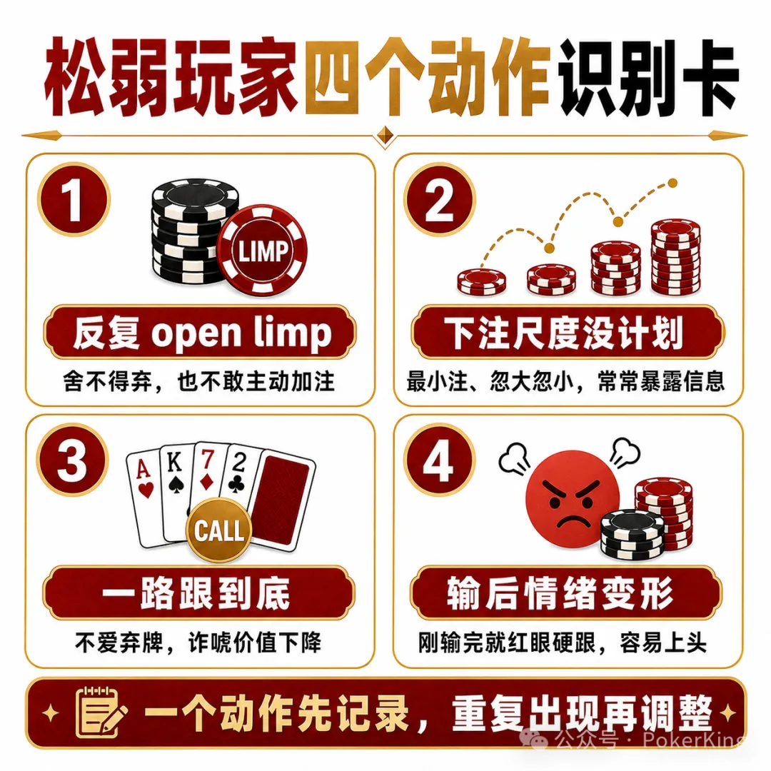 【EV扑克】坐上牌桌，先别急着看牌：四个信号帮你识别桌上的“目标玩家”