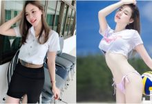 超甜美！「白嫩學生妹」下課沙灘打排球！美好身形「比基尼小褲」都擋不住！-德州扑克迷