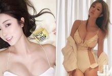 殺底片級正妹！澳門妹子Annabelle細肩帶背心撐著大長輩，乳量大到一躺下就溢出….-德州扑克迷