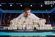 【EV扑克】Day1倒数第2到主赛冠军!HU他只用17手牌就赢走1000万刀!-德州扑克迷