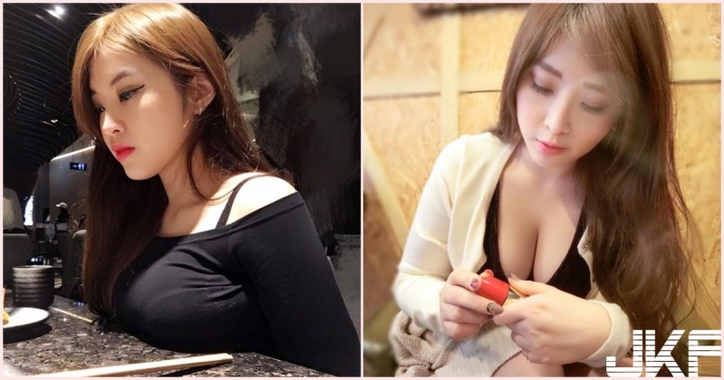 桌子要裂了！餐廳驚見「巨乳妹」乳量好兇悍！  胸前兩顆「安全氣囊」畫面太惹火…