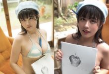 畫室驚見「巨乳插畫家」用奶夾筆真方便　H杯「飽滿乳彈」果真夠穩-德州扑克迷