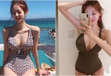 「白嫩爆乳老闆娘」親自示範！中路開開「雪白美胸」大方溢出！連身泳裝也好辣！-德州扑克迷