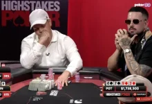 【EV扑克】一手顶对9，竟赢下247.8万美元巨池？High Stakes Poker史上最大底池刷新-德州扑克迷