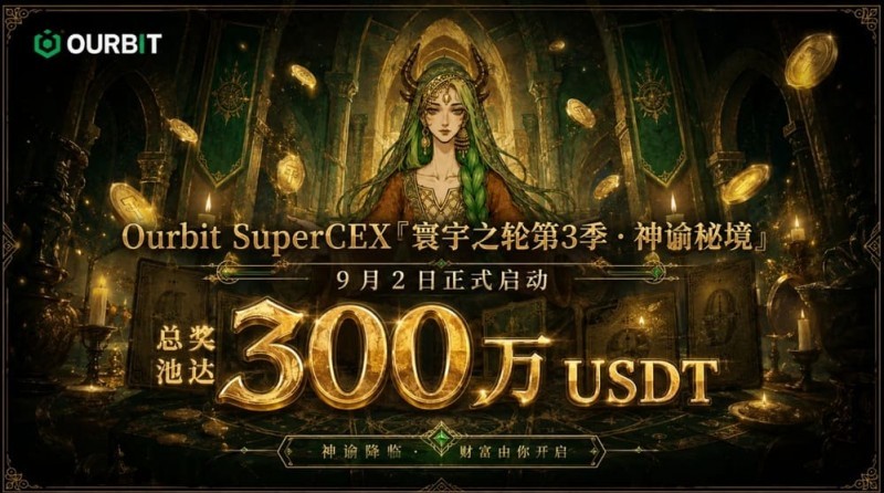 Ourbit「寰宇之轮」第三季启动：300万USDT奖池，「命运抽牌」+「合约团赛」双玩法并行
