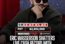 【EV扑克】4天狂赚330万美金！扑克直播常规桌最大赢家换人-德州扑克迷