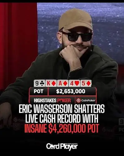【EV扑克】4天狂赚330万美金！扑克直播常规桌最大赢家换人