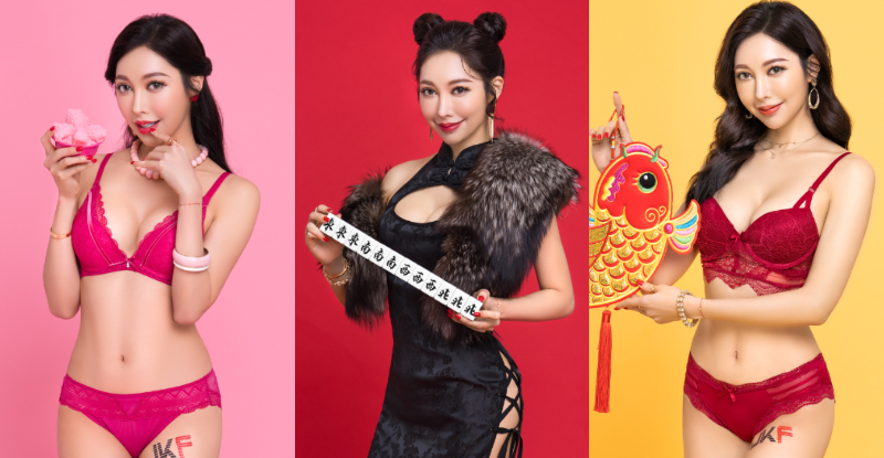 嫵媚娘Kimi獻上「爆乳大四喜」　脫衣麻將既視感讓三叔公喊：受不了啦