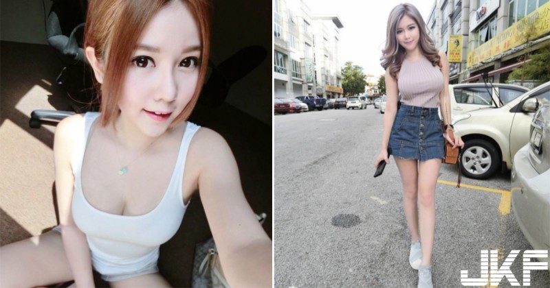 巨乳版鄧紫棋！兇悍爆乳妹「逆天美腿」好犯規！網路瘋傳的「白嫩背影」讓人受不了…