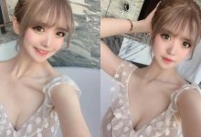 甜心妹子穿點點洋裝「雪乳現形」，飽滿胸型弧度太養眼！-德州扑克迷