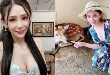 甜美正妹「YuYu奶茶兒」低胸爆乳餵小鹿,深V小洋裝果然奶茶味十足!-德州扑克迷